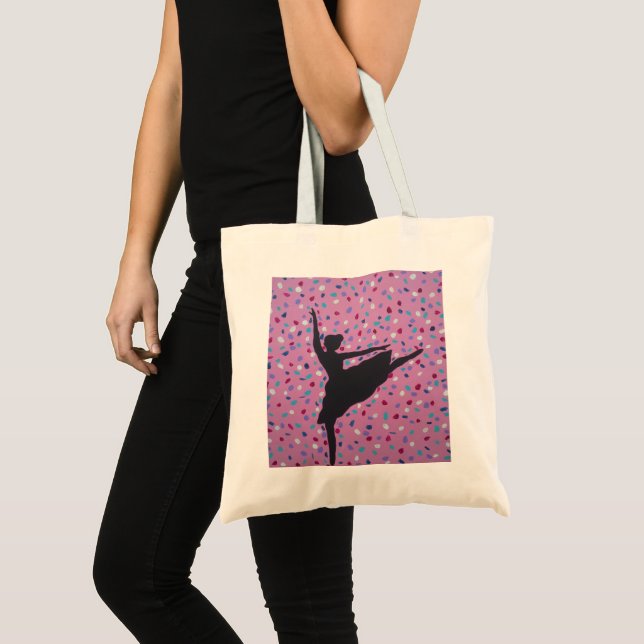 Bolso De Tela Ballet Silhouette (Anverso (producto))