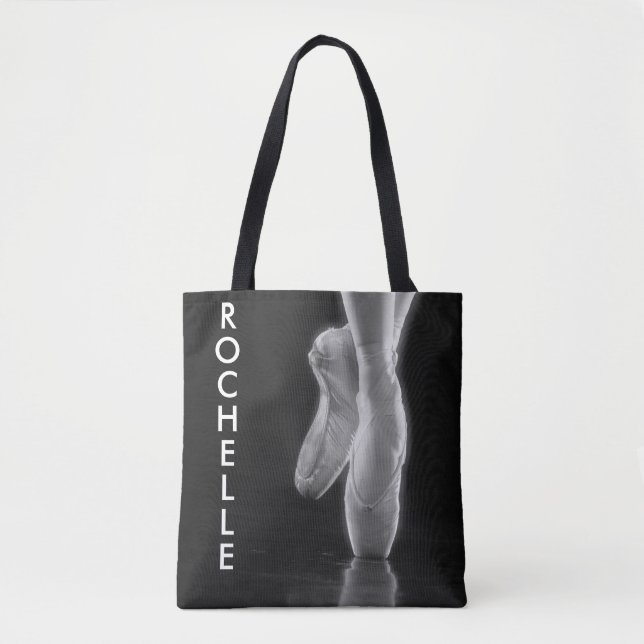 Bolso De Tela Ballet Toe Shoes Pointe Shoes Personalizado (Anverso)