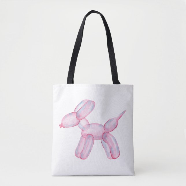 Bolso De Tela Balloon Dog Tote Bag (Anverso)