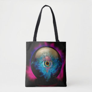 Bolso De Tela Balón de cristal con los ojos
