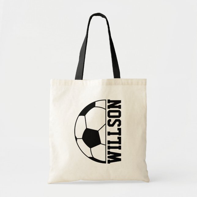 Bolso De Tela Balón de fútbol (Frente)