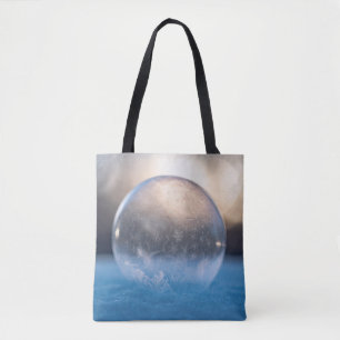 Bolso De Tela Balón de vidrio transparente