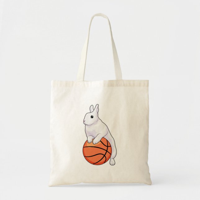 Bolso De Tela Baloncestista Bunny (Frente)
