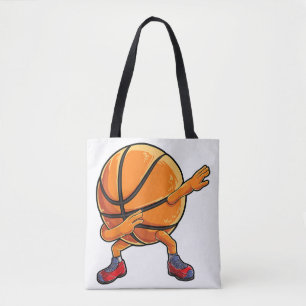 Bolso De Tela Baloncesto Dabbing Ball Graciosos Niños Hombres De