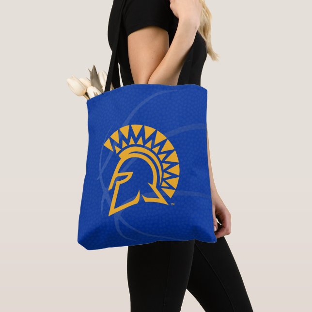 Bolso De Tela Baloncesto del estado de Spartans del estado de (Detalle)
