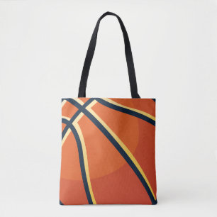 Bolso De Tela Baloncesto Naranja Deportivo
