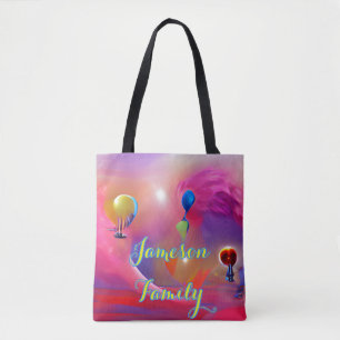 Bolso De Tela Balones de bienvenida de arena de la familia Beach