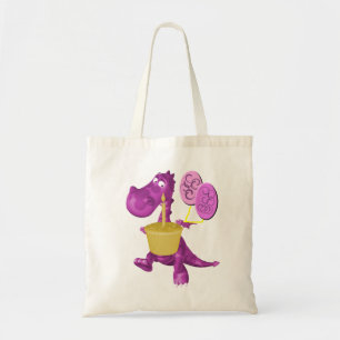 Bolso De Tela Balones de torta de dragón cúbico