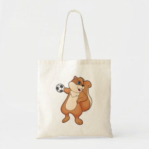 Bolso De Tela Balonmano de maniquí de ardilla