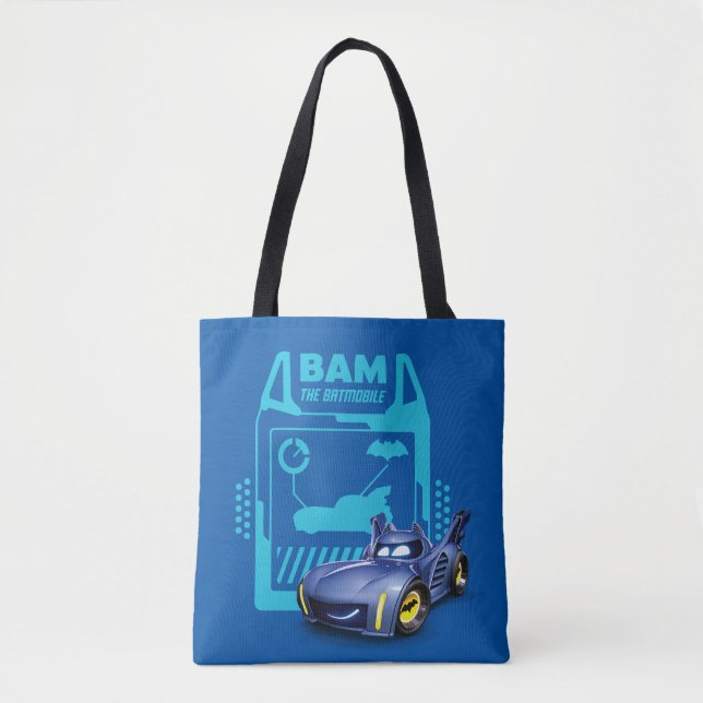 Bolso De Tela Bam BatUCI™ - El Batmobile (Anverso)