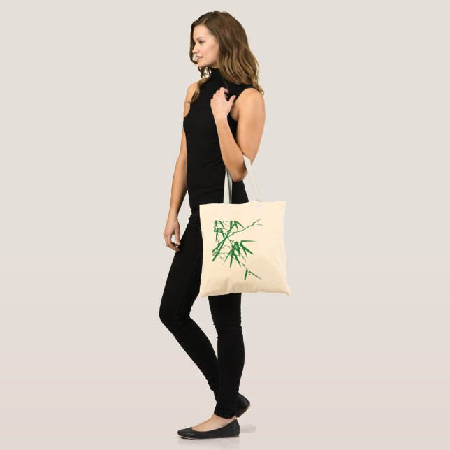 Bolso De Tela Bamboo screen-printed eco-friendly shopping bags (Anverso (modelo))