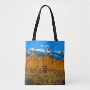 Bolso De Tela Bamyan, Afganistán - Valle del acantilado de Buda