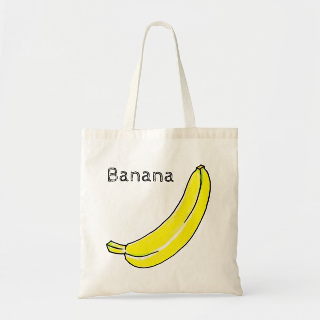 Bolso De Tela Banana (Frente)