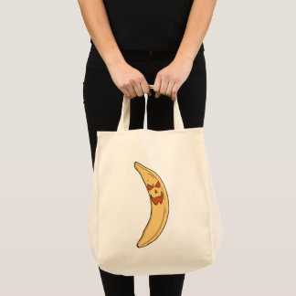 Bolso De Tela Banana Jack-o-Lantern