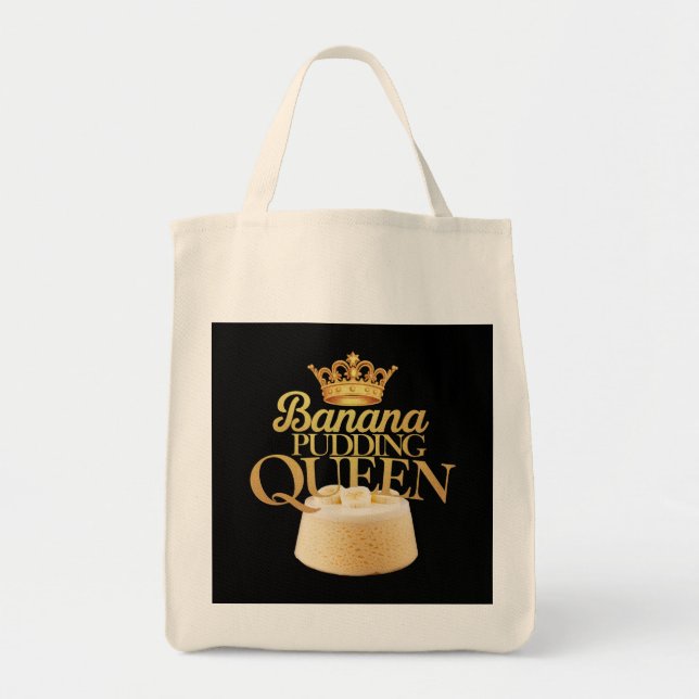Bolso De Tela Banana Pudding Queen Ultimate diseño para postre (Frente)