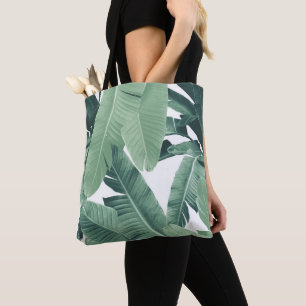 Bolso De Tela Banana tropical deja la jungla #4b #tropical #wall