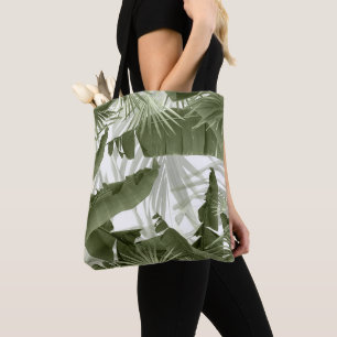 Bolso De Tela Banana verde de palma deja colisiones 1 #art #natu