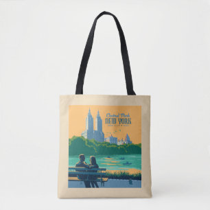 Bolso De Tela Banco Central Park de Nueva York