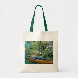 Bolso De Tela Banco del Oise en Auvers por Vincent van Gogh