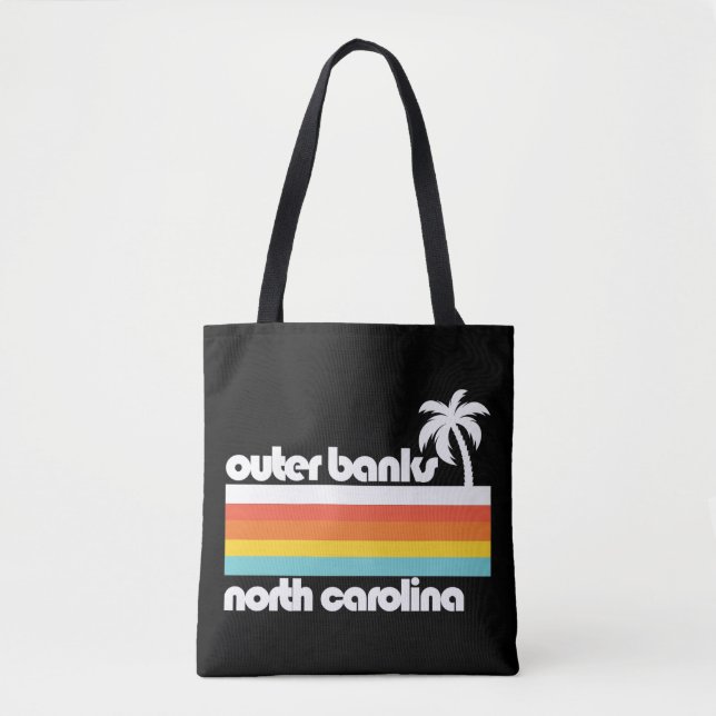 Bolso De Tela Bancos Exteriores de Carolina del Norte (Anverso)