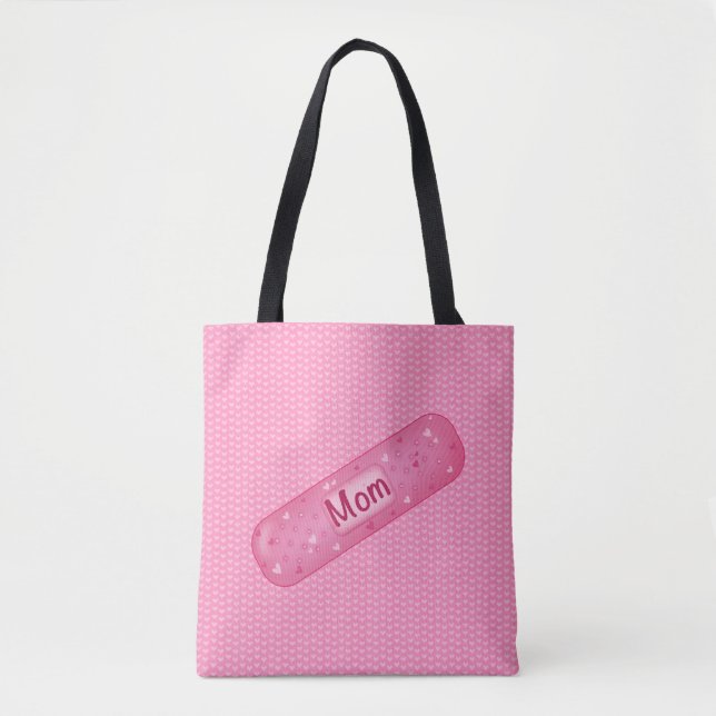 Bolso De Tela  band-aid mom (Anverso)
