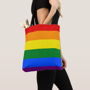 Bolso De Tela Banda arco iris LGBT