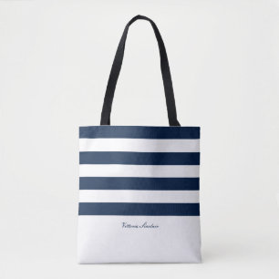 Bolso De Tela banda de lujo marina minimalista personalizado mod