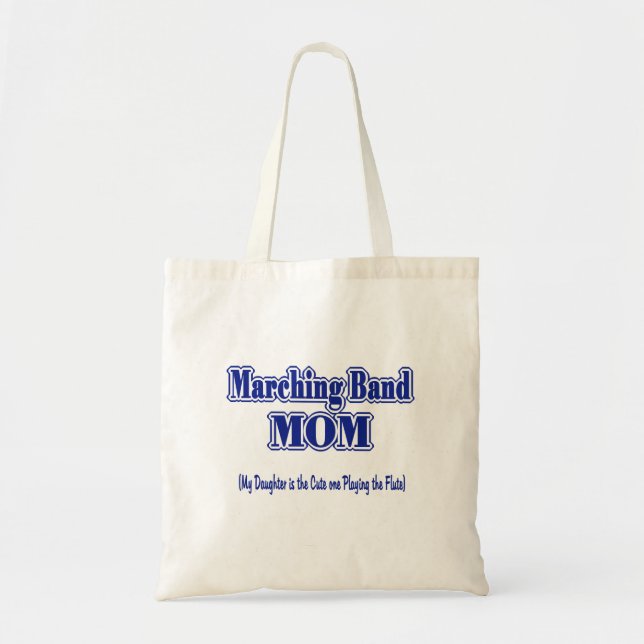 Bolso De Tela Banda de marcha mamá/ flauta (Frente)