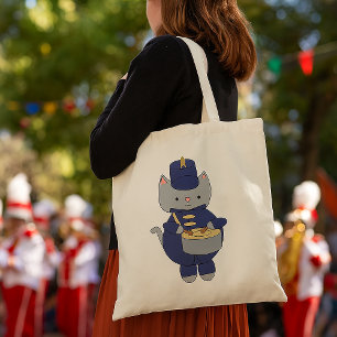 Bolso De Tela Banda de Música Catilla Tamborilera Azul Marino Do