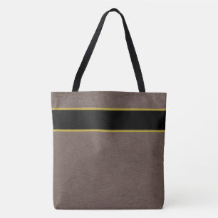 Bolso De Tela Banda de oro profesional de cuero falso corporativ