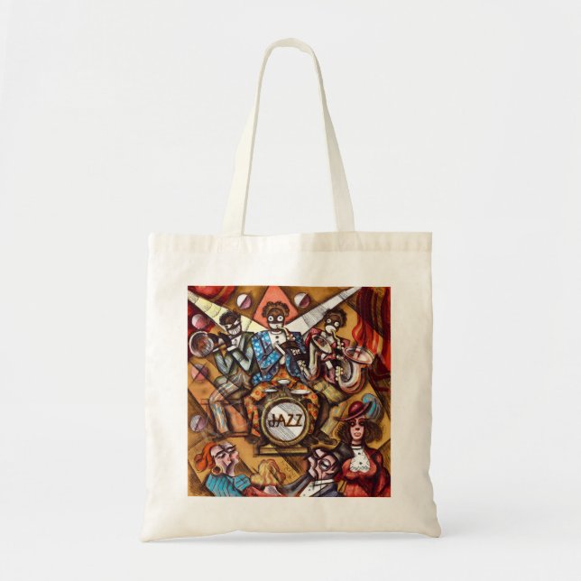 BOLSO DE TELA BANDA JAZZ (Frente)