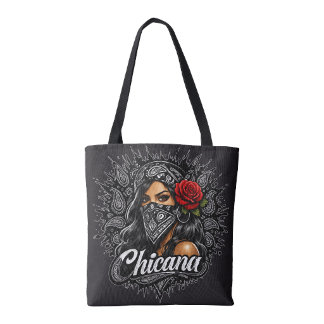 Bolso De Tela Bandana Impreso Chicana