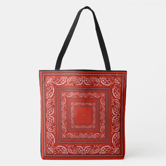 Bolso De Tela Bandanarama rojo (Anverso)
