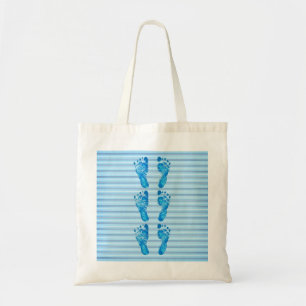 Bolso De Tela Bandas azules para bebés