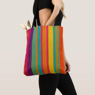 Bolso De Tela Bandas brillantes MOD de los años 60 retro