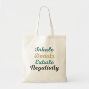 Bolso De Tela Bandas de compras de negatividad inhalada