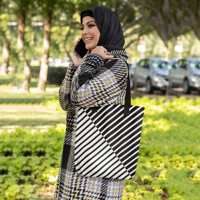 Bolso De Tela Bandas de cruce negras (Subido por el creador)