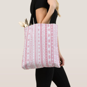 Bolso De Tela Bandas de doodle florales