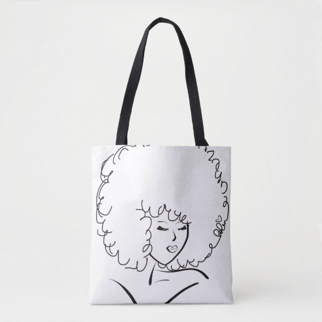 Bolso De Tela Bandas de lienzo Prayerful (Anverso)