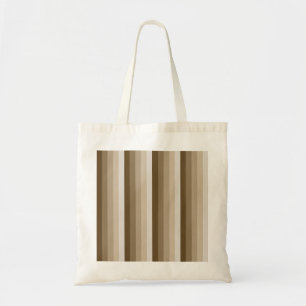 Bolso De Tela Bandas de sombra marrones