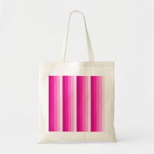 Bolso De Tela Bandas de sombra rosadas calientes