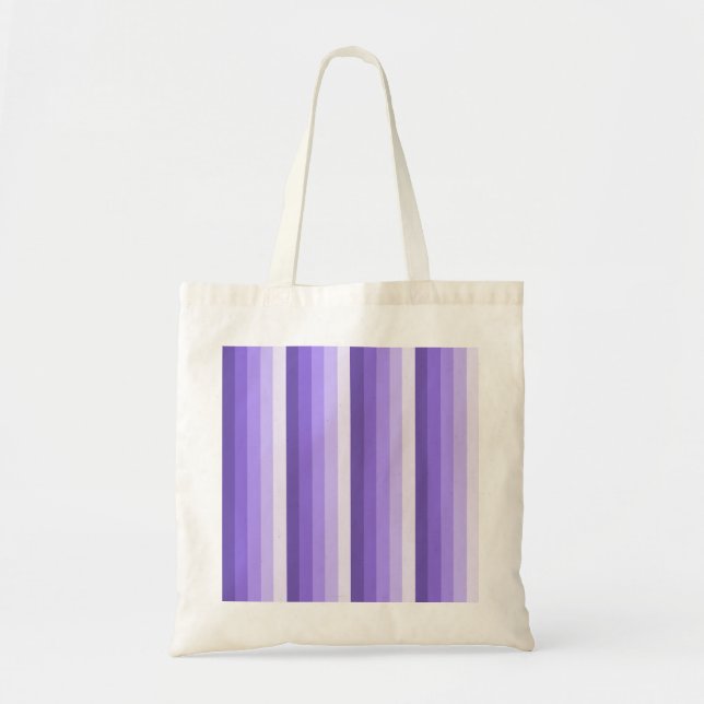Bolso De Tela Bandas de sombra violentas (Frente)
