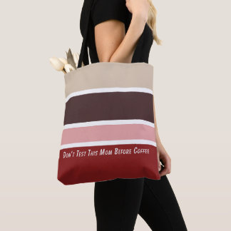 Bolso De Tela Bandas Femeninas Café Mamá Cita Tote Bag