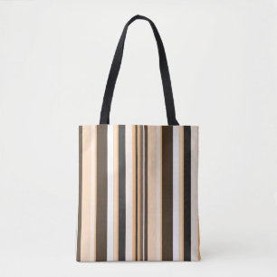 Bolso De Tela Bandas verticales contemporáneas efectivas