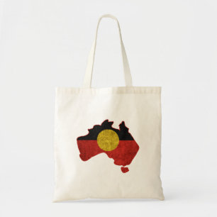 Bolso De Tela Bandera aborigen angustiada