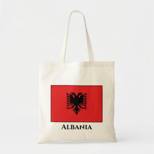 Bolso De Tela Bandera albanesa