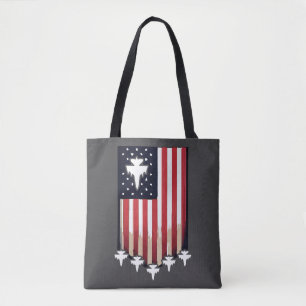 Bolso De Tela Bandera Americana 4 de Julio-65079