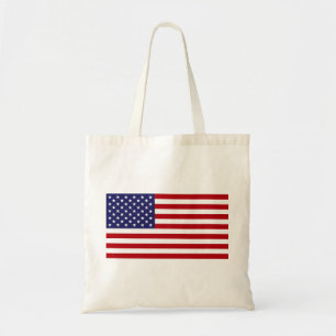 Bolso De Tela Bandera americana - barras y estrellas - vieja