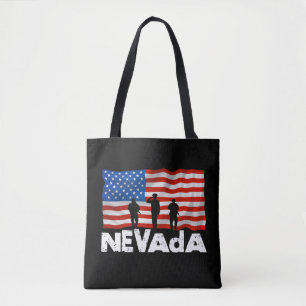 Bolso De Tela Bandera Americana de Ciudad Nevada