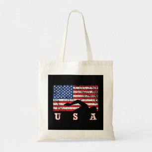 Bolso De Tela Bandera Americana Natación USA Regalo Equipo Swift